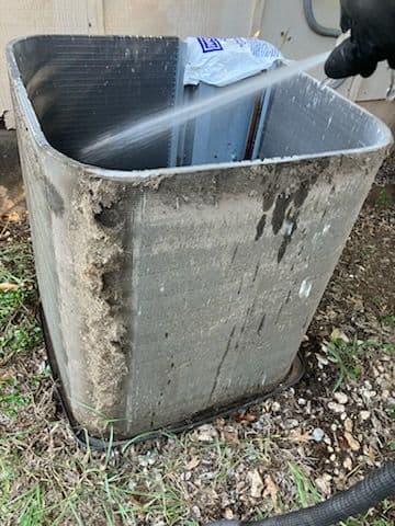 Gallery photos for Dirty Condenser Coil Transformation in Round Rock: Image #1